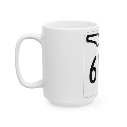 Florida 605 1955 (Florida) (Road Sign) White Coffee Mug - Go Mug Yourself