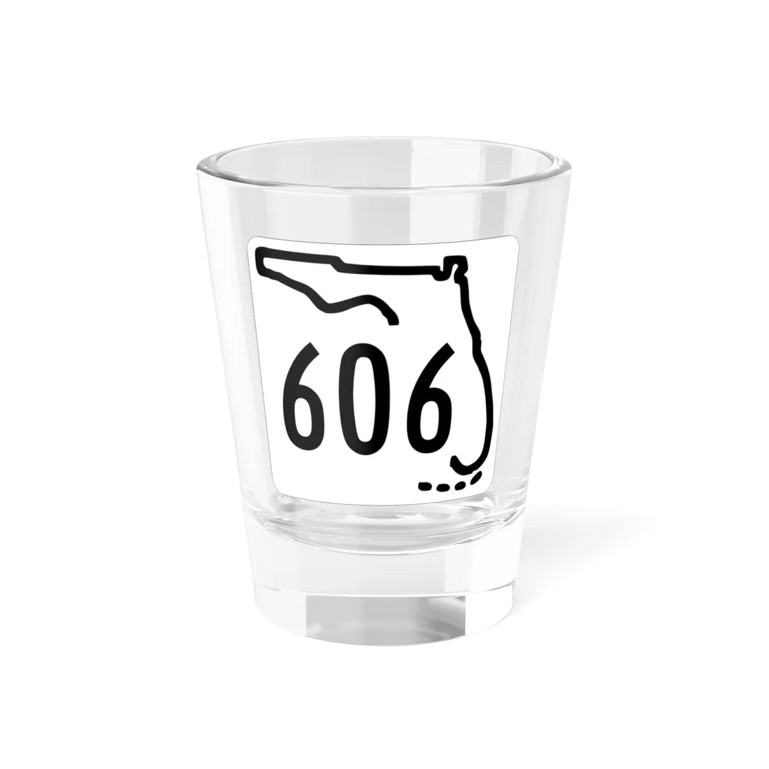 Florida 606 1955 (Florida) (Road Sign) Shot Glass 1.5oz 1.5oz - Go Mug Yourself
