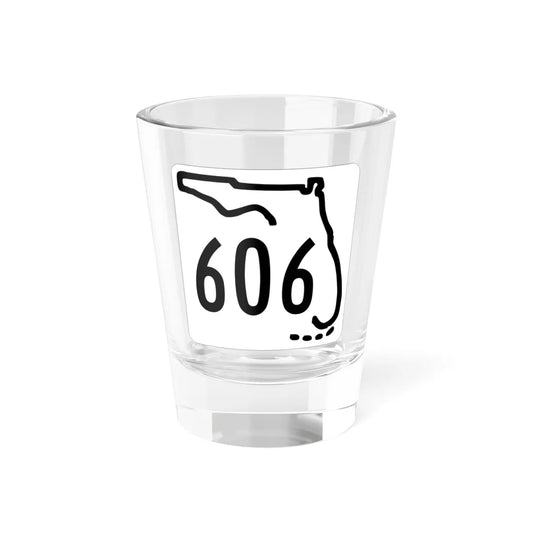 Florida 606 1955 (Florida) (Road Sign) Shot Glass 1.5oz 1.5oz - Go Mug Yourself