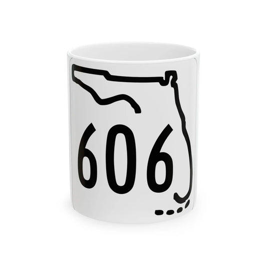 Florida 606 1955 (Florida) (Road Sign) White Coffee Mug 11oz - Go Mug Yourself
