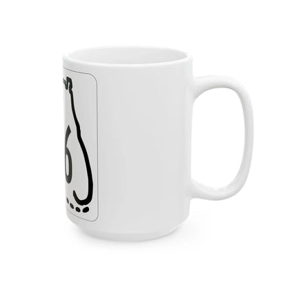 Florida 606 1955 (Florida) (Road Sign) White Coffee Mug - Go Mug Yourself