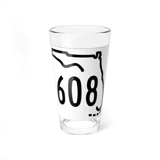 Florida 608 1955 (Florida) (Road Sign) Pint Glass 16oz 16oz - Go Mug Yourself