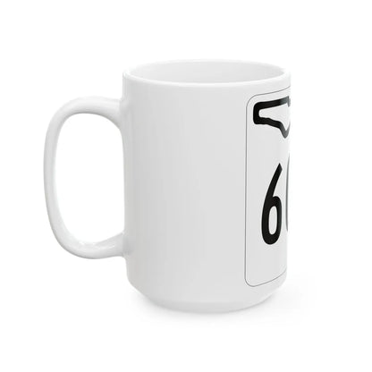 Florida 608 1955 (Florida) (Road Sign) White Coffee Mug - Go Mug Yourself