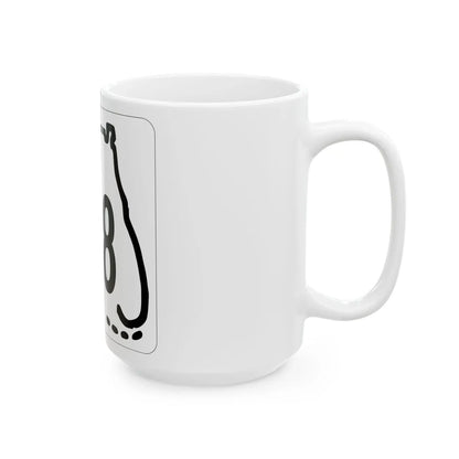Florida 608 1955 (Florida) (Road Sign) White Coffee Mug - Go Mug Yourself