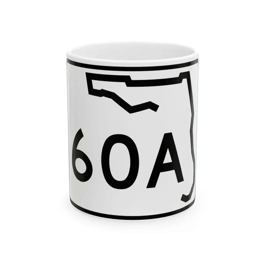 Florida 60A (Florida) (Road Sign) White Coffee Mug 11oz - Go Mug Yourself