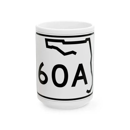 Florida 60A (Florida) (Road Sign) White Coffee Mug 15oz - Go Mug Yourself