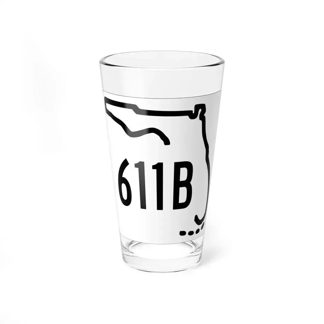 Florida 611B 1955 (Florida) (Road Sign) Pint Glass 16oz 16oz - Go Mug Yourself