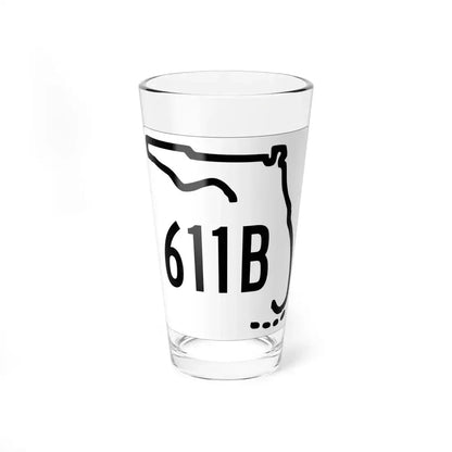 Florida 611B 1955 (Florida) (Road Sign) Pint Glass 16oz 16oz - Go Mug Yourself