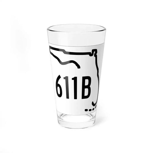 Florida 611B 1955 (Florida) (Road Sign) Pint Glass 16oz 16oz - Go Mug Yourself
