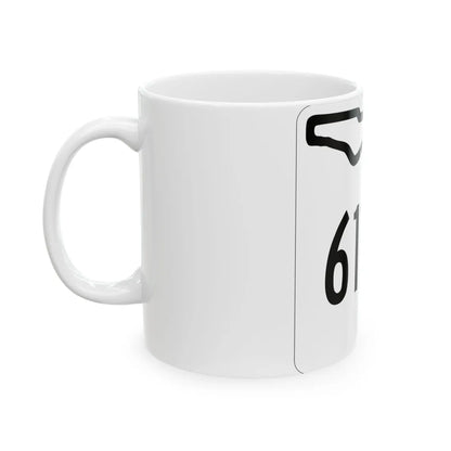 Florida 611B 1955 (Florida) (Road Sign) White Coffee Mug - Go Mug Yourself