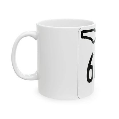 Florida 612 1955 (Florida) (Road Sign) White Coffee Mug - Go Mug Yourself