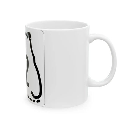 Florida 612 1955 (Florida) (Road Sign) White Coffee Mug - Go Mug Yourself