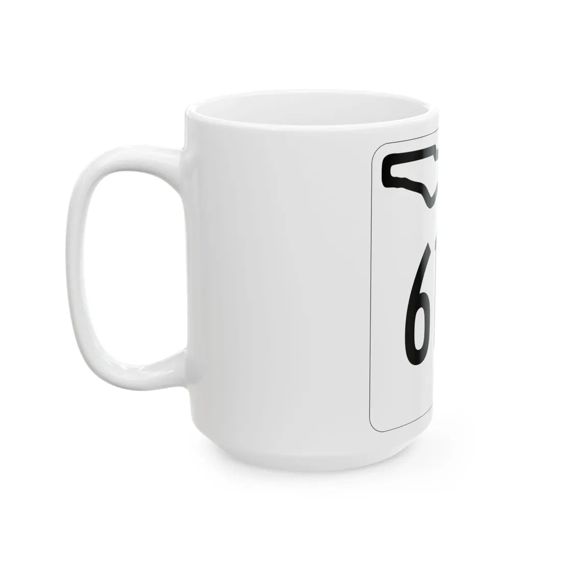 Florida 612 1955 (Florida) (Road Sign) White Coffee Mug - Go Mug Yourself