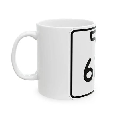 Florida 61A (Florida) (Road Sign) White Coffee Mug - Go Mug Yourself
