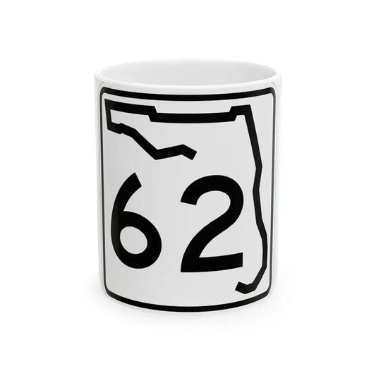 Florida 62 (Florida) (Road Sign) White Coffee Mug 11oz - Go Mug Yourself