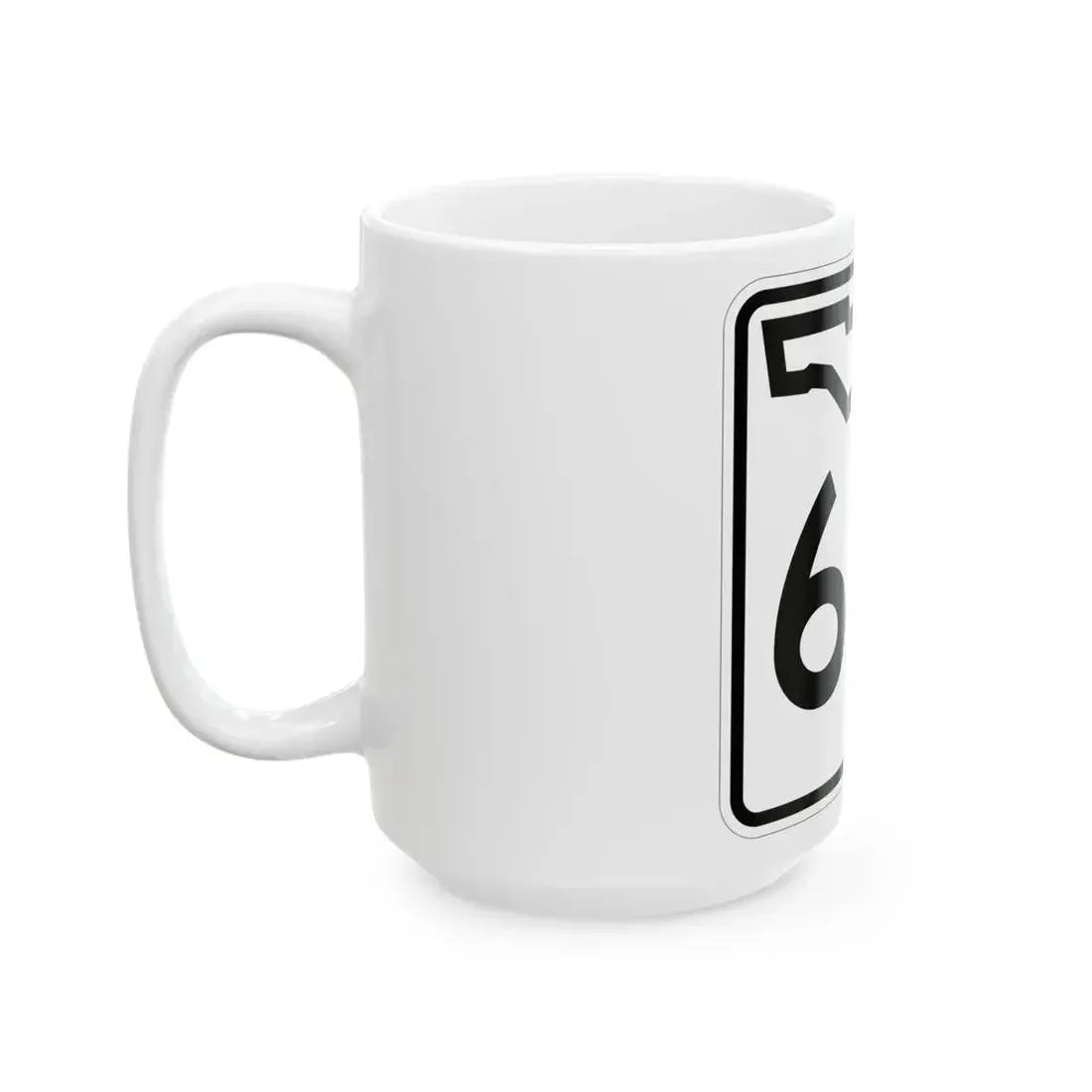 Florida 63 (Florida) (Road Sign) White Coffee Mug - Go Mug Yourself
