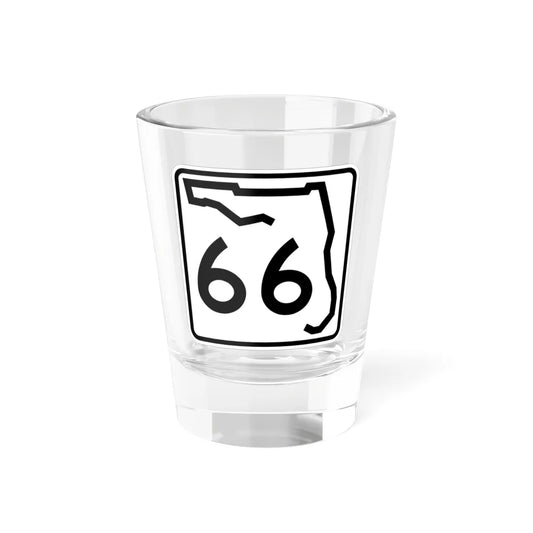 Florida 66 (Florida) (Road Sign) Shot Glass 1.5oz 1.5oz - Go Mug Yourself