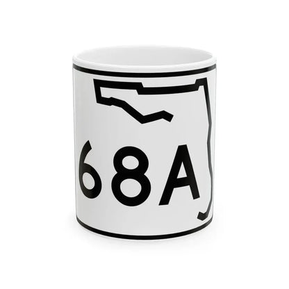 Florida 68A (Florida) (Road Sign) White Coffee Mug 11oz - Go Mug Yourself