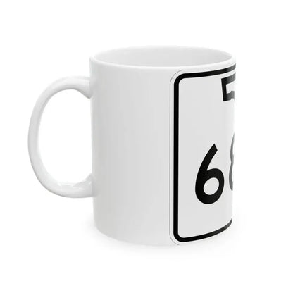 Florida 68A (Florida) (Road Sign) White Coffee Mug - Go Mug Yourself