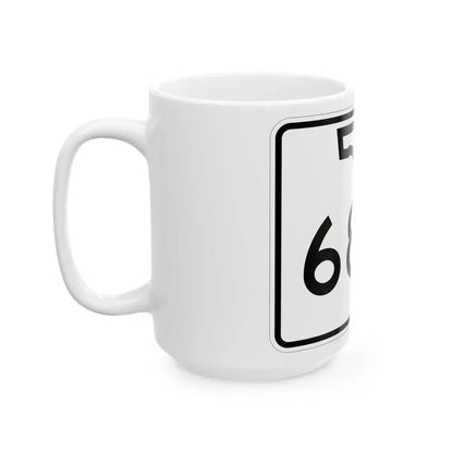 Florida 68A (Florida) (Road Sign) White Coffee Mug - Go Mug Yourself