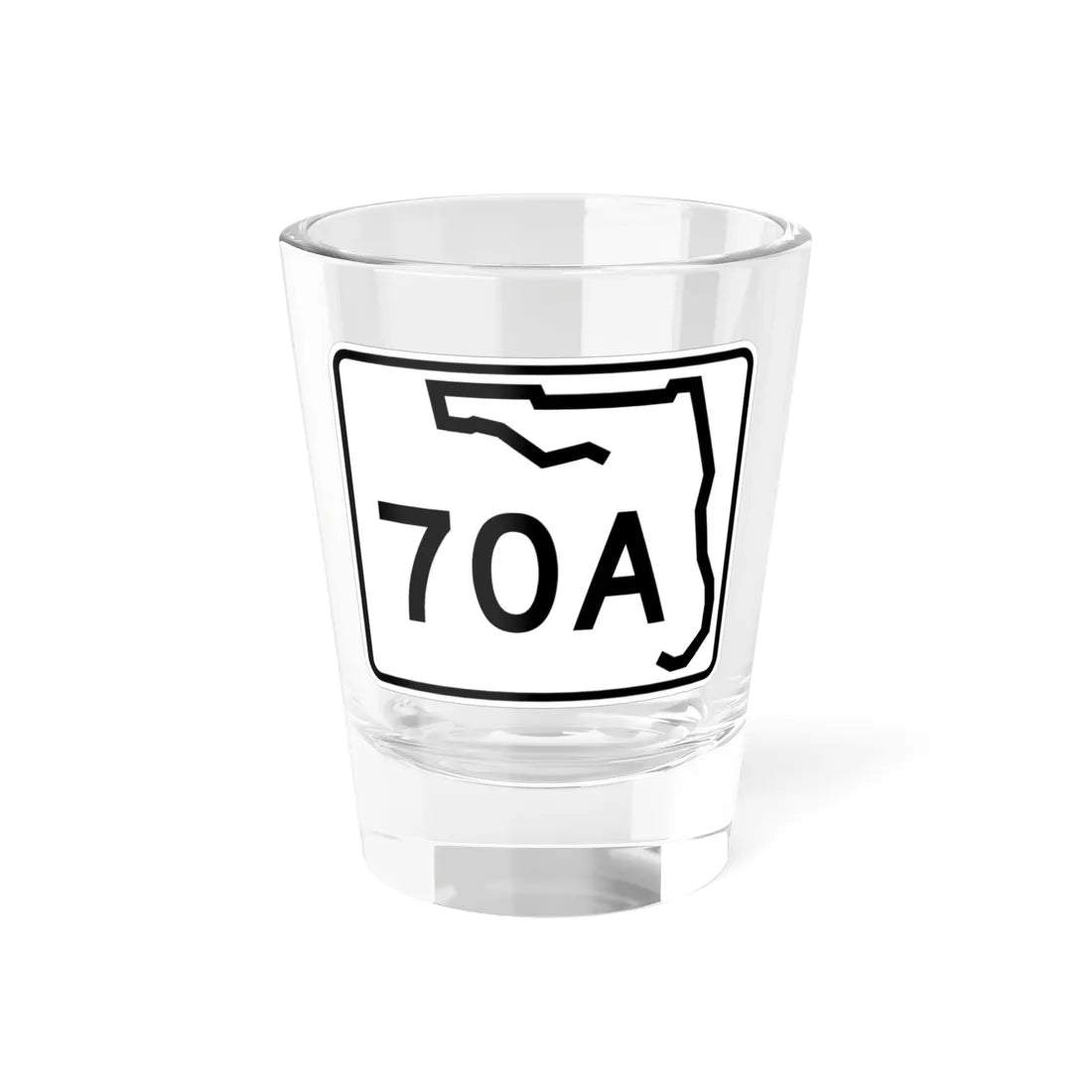 Florida 70A (Florida) (Road Sign) Shot Glass 1.5oz 1.5oz - Go Mug Yourself