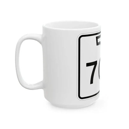 Florida 70A (Florida) (Road Sign) White Coffee Mug - Go Mug Yourself