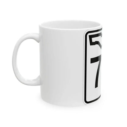 Florida 72 (Florida) (Road Sign) White Coffee Mug - Go Mug Yourself