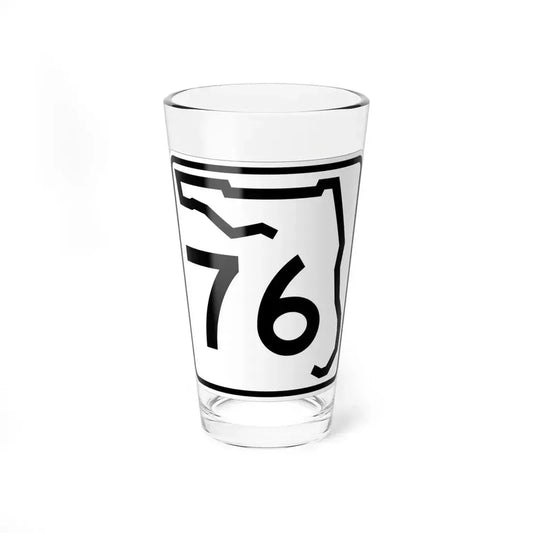 Florida 76 (Florida) (Road Sign) Pint Glass 16oz 16oz - Go Mug Yourself