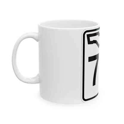 Florida 76 (Florida) (Road Sign) White Coffee Mug - Go Mug Yourself