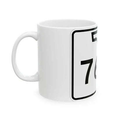 Florida 76A (Florida) (Road Sign) White Coffee Mug - Go Mug Yourself