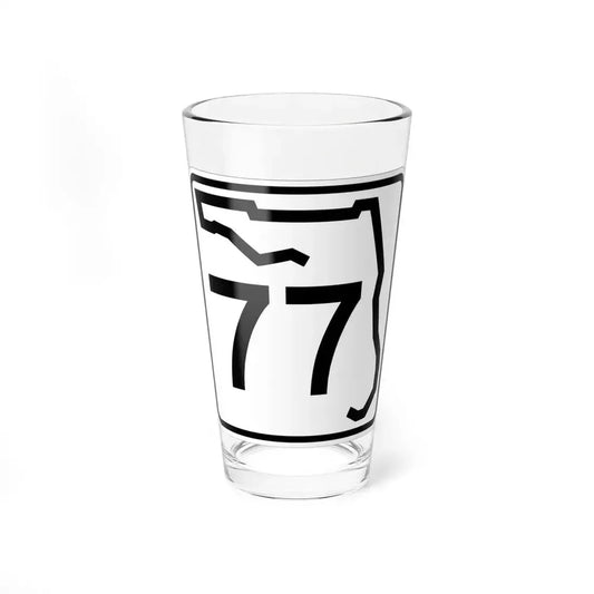 Florida 77 (Florida) (Road Sign) Pint Glass 16oz 16oz - Go Mug Yourself