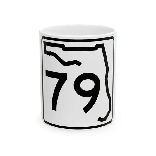Florida 79 (Florida) (Road Sign) White Coffee Mug 11oz - Go Mug Yourself