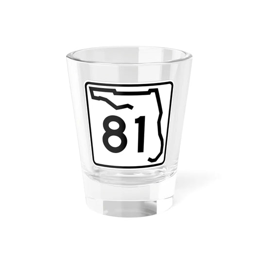 Florida 81 (Florida) (Road Sign) Shot Glass 1.5oz 1.5oz - Go Mug Yourself