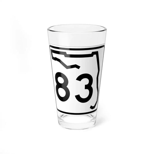 Florida 83 (Florida) (Road Sign) Pint Glss 16oz 16oz - Go Mug Yourself