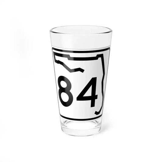 Florida 84 (Florida) (Road Sign) Pint Glass 16oz 16oz - Go Mug Yourself