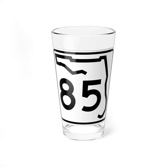 Florida 85 (Florida) (Road Sign) Pint Glass 16oz 16oz - Go Mug Yourself