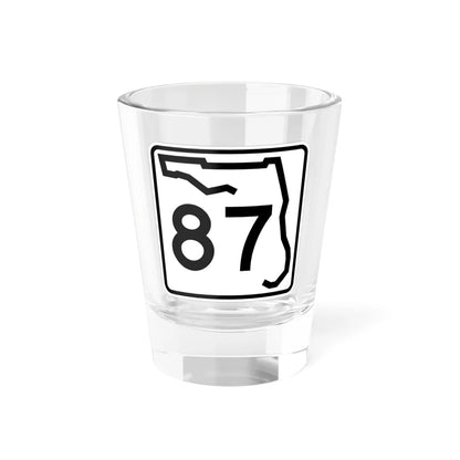 Florida 87 (Florida) (Road Sign) Shot Glass 1.5oz 1.5oz - Go Mug Yourself