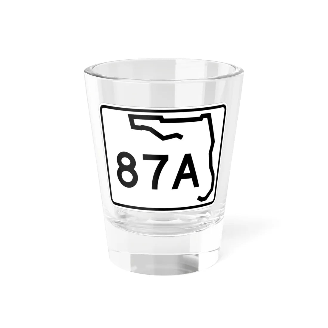 Florida 87A (Florida) (Road Sign) Shot Glass 1.5oz 1.5oz - Go Mug Yourself