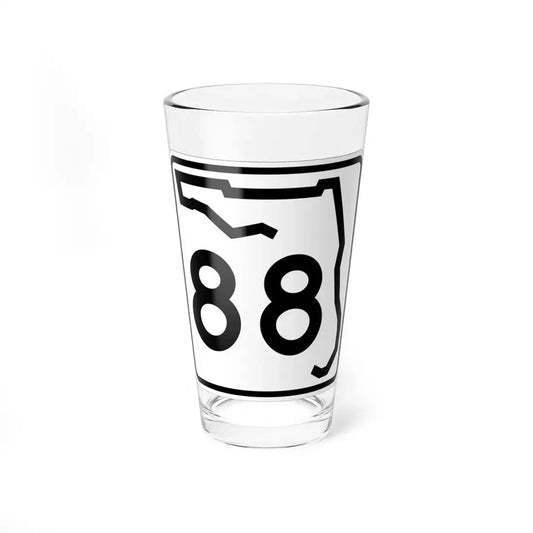 Florida 88 (Florida) (Road Sign) Pint Glass 16oz 16oz - Go Mug Yourself