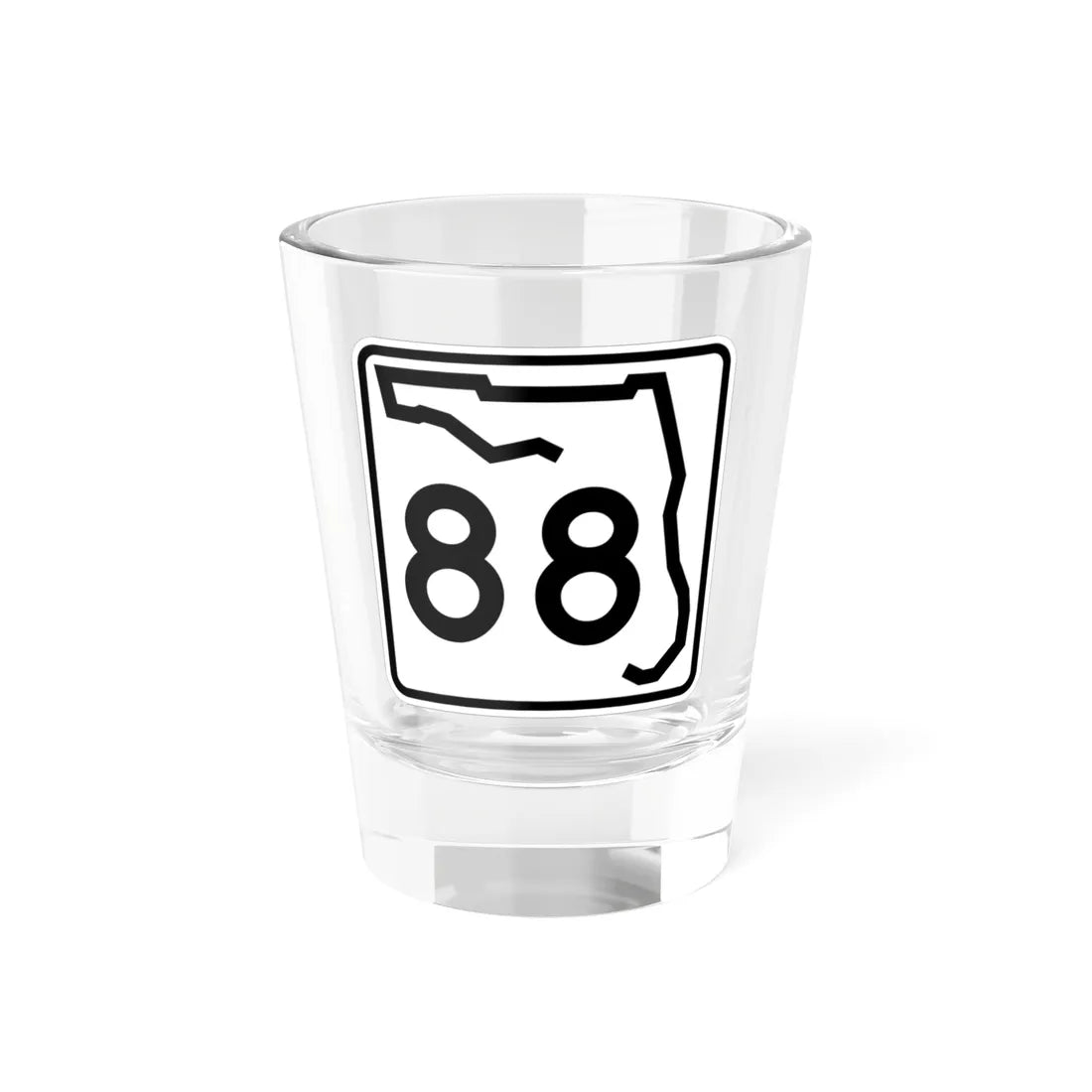 Florida 88 (Florida) (Road Sign) Shot Glass 1.5oz 1.5oz - Go Mug Yourself