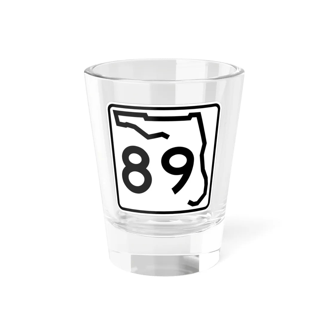Florida 89 (Florida) (Road Sign) Shot Glass 1.5oz 1.5oz - Go Mug Yourself