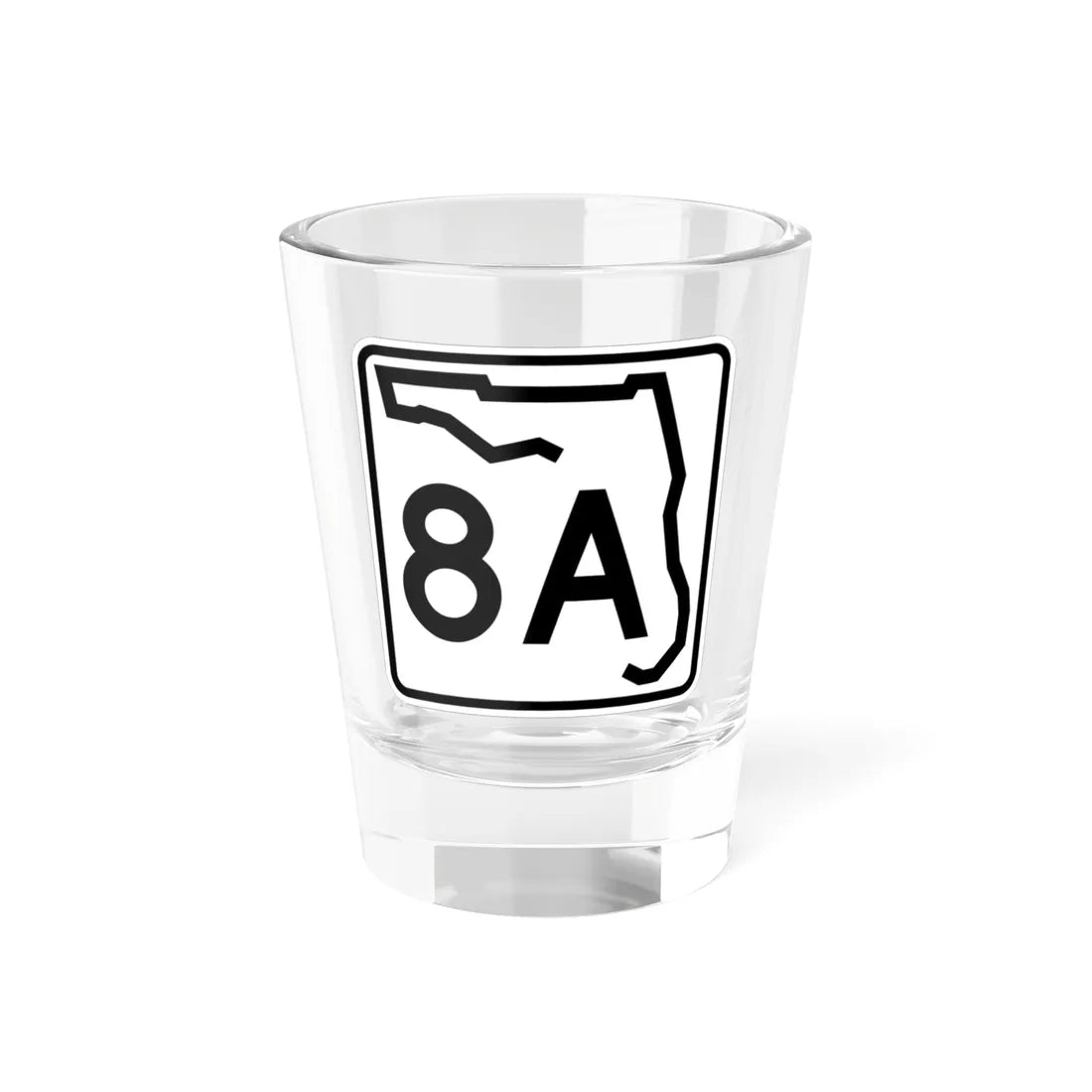 Florida 8A (Florida) (Road Sign) Shot Glass 1.5oz 1.5oz - Go Mug Yourself