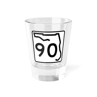 Florida 90 (Florida) (Road Sign) Shot Glass 1.5oz 1.5oz - Go Mug Yourself