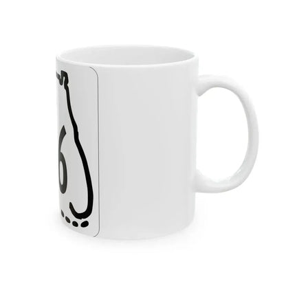 Florida 906 1955 (Florida) (Road Sign) White Coffee Mug - Go Mug Yourself