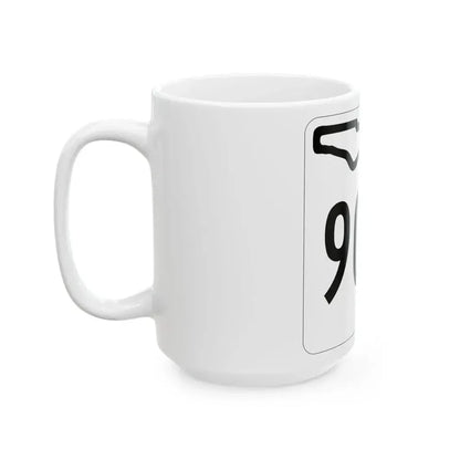Florida 906 1955 (Florida) (Road Sign) White Coffee Mug - Go Mug Yourself