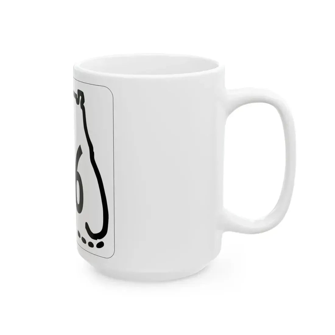 Florida 906 1955 (Florida) (Road Sign) White Coffee Mug - Go Mug Yourself