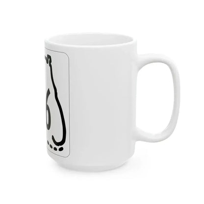 Florida 906 1955 (Florida) (Road Sign) White Coffee Mug - Go Mug Yourself