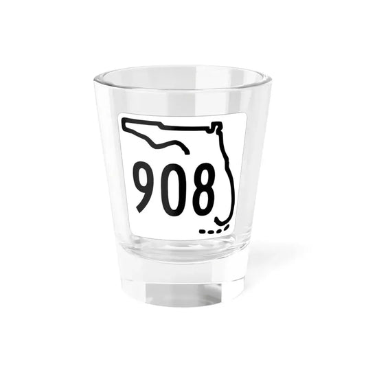 Florida 908 1955 (Florida) (Road Sign) Shot Glass 1.5oz 1.5oz - Go Mug Yourself