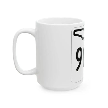 Florida 908 1955 (Florida) (Road Sign) White Coffee Mug - Go Mug Yourself