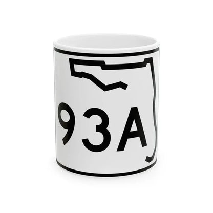 Florida 93A (Florida) (Road Sign) White Coffee Mug 11oz - Go Mug Yourself
